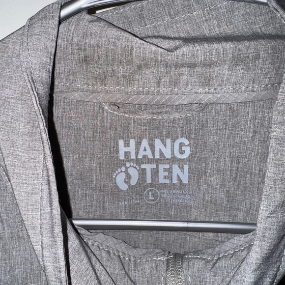 Hang Ten Grey Zip Up Women Sz large - Picture 3 of 4